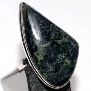 Star Galaxy Gemstone 925 Sterling Silver Handmade Ring